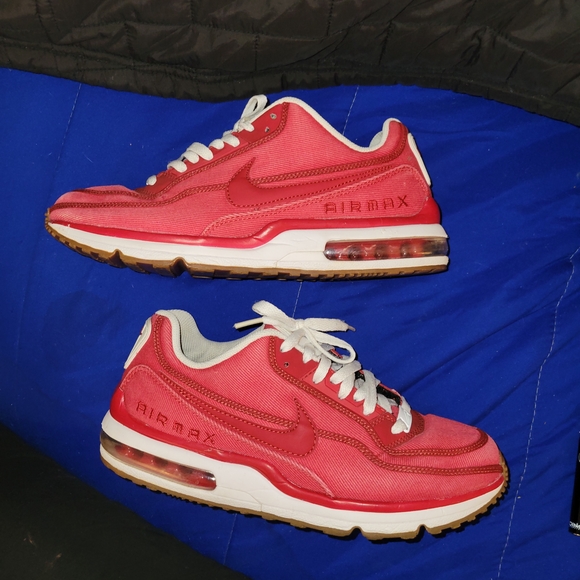 Nike Shoes - Nike Red and White Canvis Sneakers